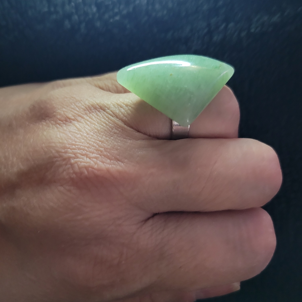Amazonite Gemstone Ring - image 2